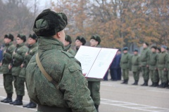Присяга молодого поколения призыва 2014