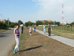 Санитарный день на ул. Курганной.