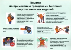 Правила безопасности пр использовании пиротехнических изделий