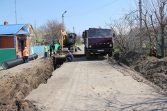 В городе приступили к ремонту одного из аварийных участков главного самотечного канализационного коллектора, который проходит по улице Карла Маркса.
