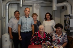 Юбилей труженицы тыла Александры Пантелеевны Гусевой